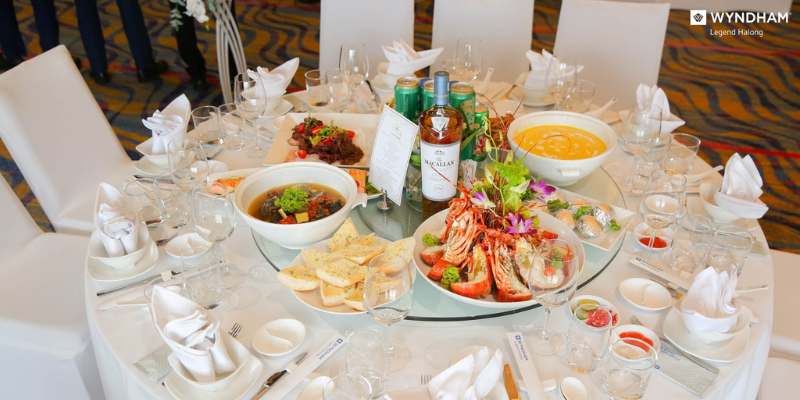 5-star hotel wedding menu
